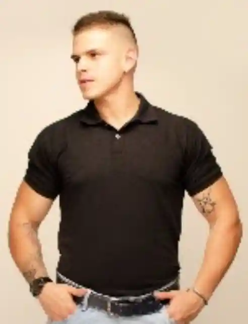 CAMIBUSO TIPO POLO TALLA XL COLOR NEGRO	