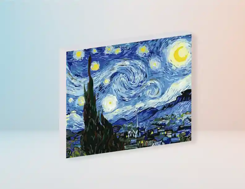 Noche Estrellada Van Gogh - Kit de Pinturas por Números