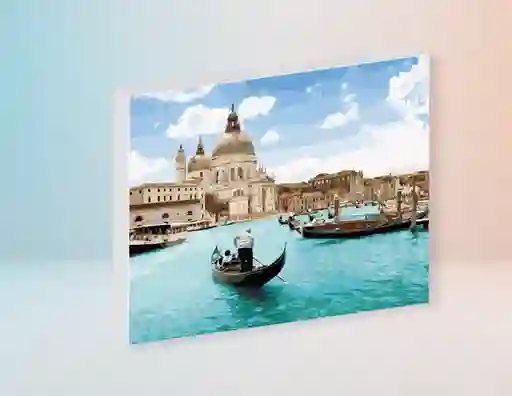 Venecia Agua- Kit de Pinturas por Números
