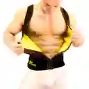 Chaleco reductor Térmico 3 broches hombre – reduce abdomen-TALLA  XS