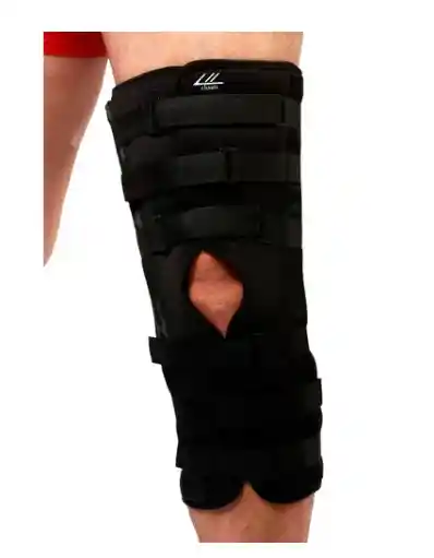 Inmovilizador De Rodilla Ajustable En Neopreno Y Aluminio