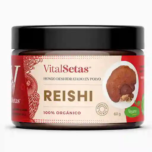 Vitalsetas Hongo Reishi Deshidratado en Polvo