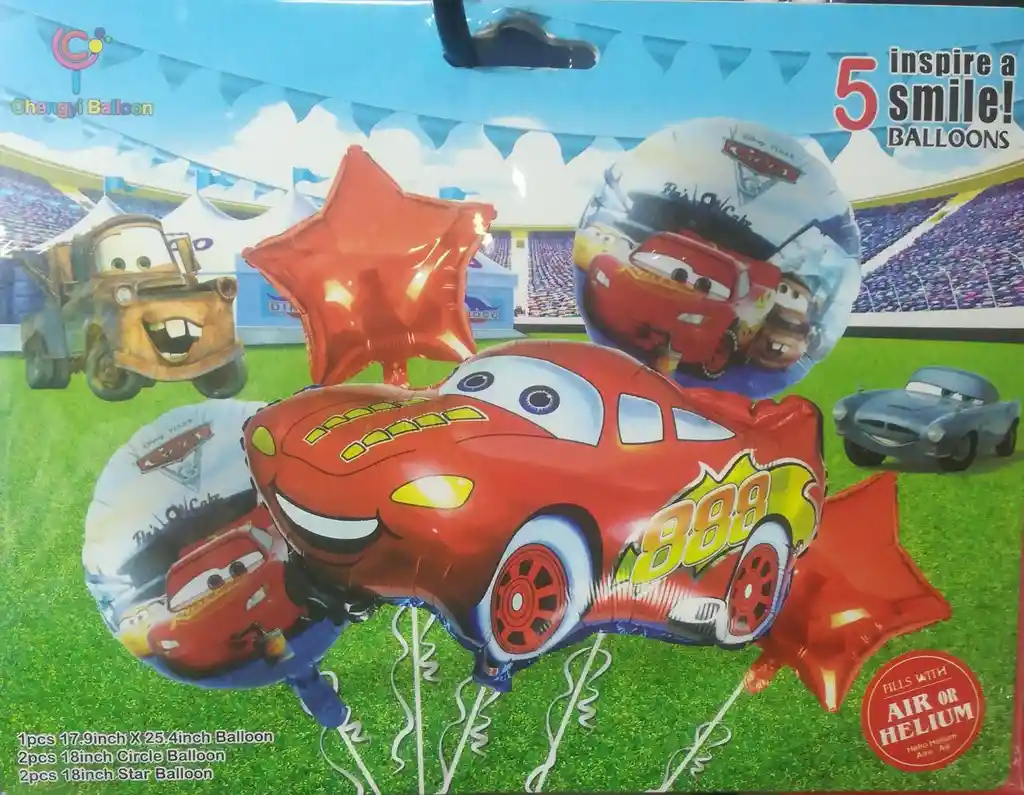 Globos de decoracion Cars