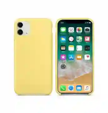 Claro Silicone Case Amarillo Para El Iphone 11