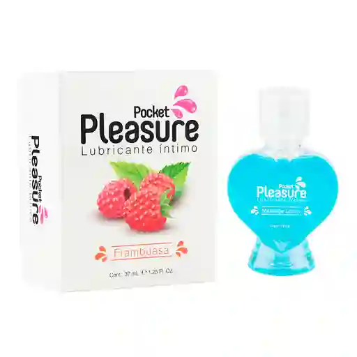 Lubricante Intimo  37 ml Frambuesa Pocket Pleasure