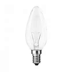 BOMBILLO CANDELABRO AJI TRASPARENTE ROSCA E-12