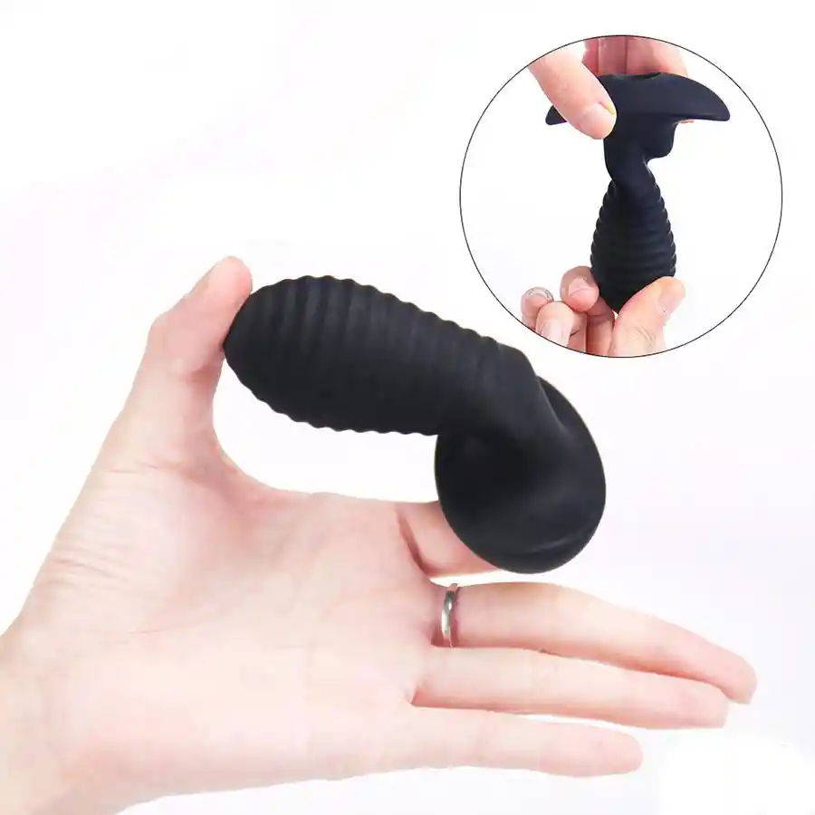 Plug Anal Vibrador Spiral Shande