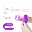 Vibrador Doble Estimulación Vebe Purple