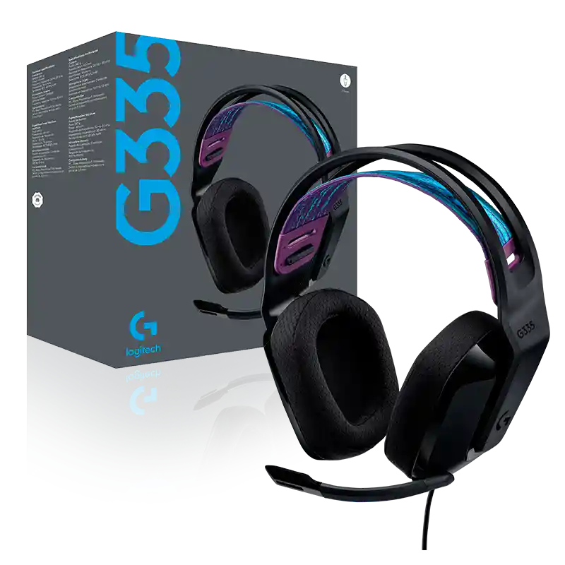 Logitech Diadema Gamer G335 Negro