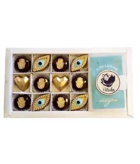  12 Amuletos De  Choc Olate 