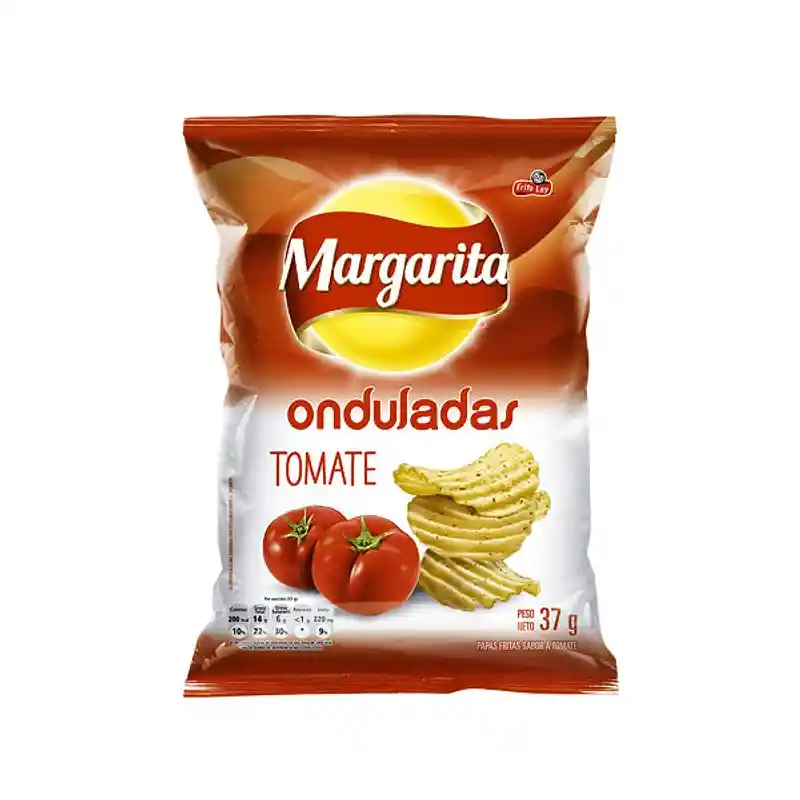 Margarita Snack de Papas Onduladas Sabor a Tomate