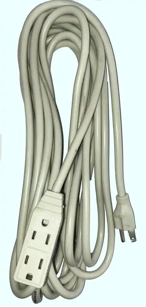 Extension Encauchetada  5 mts x 3 Salidas