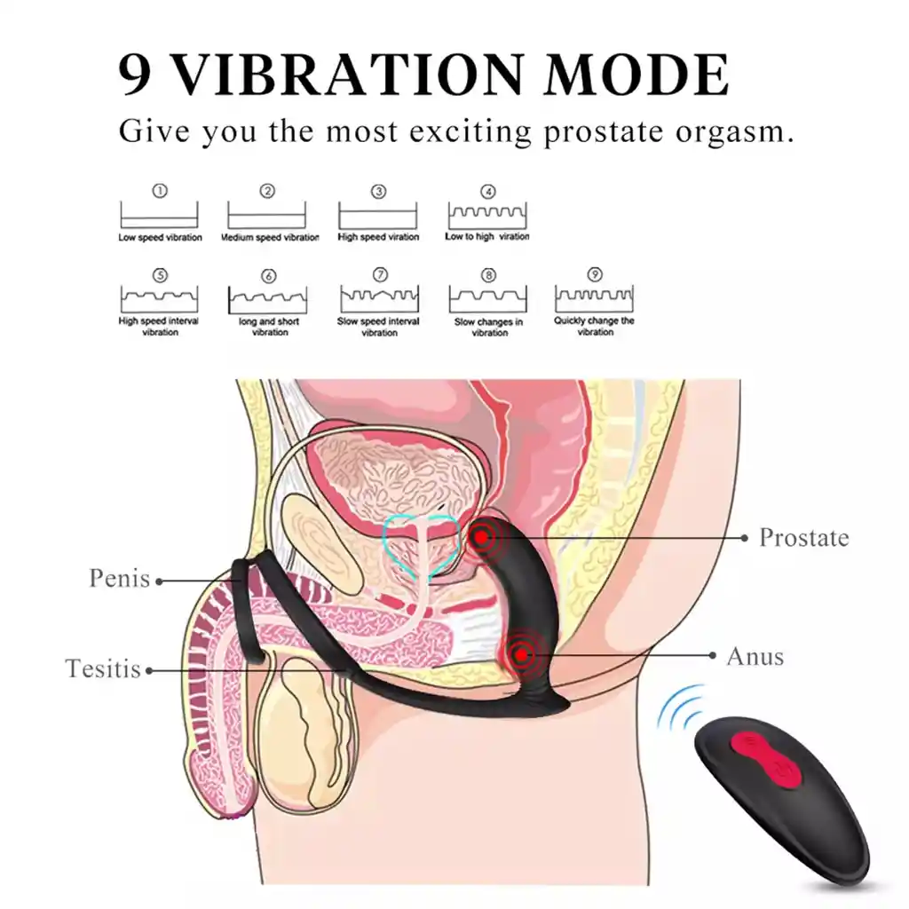 Plug Anal Lanco Control Remoto Shande