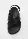 Sandalias Aneb Negro Talla 22 Niñas Mango