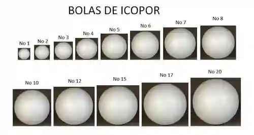 Bolas De Icopor #10 X 4 Und