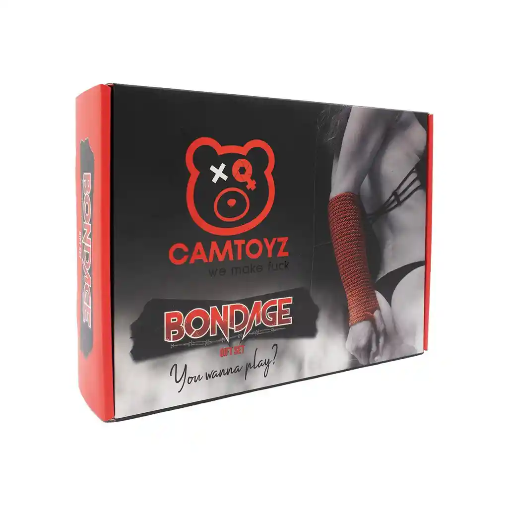 Kit Bondage Capri Rojo Camtoyz