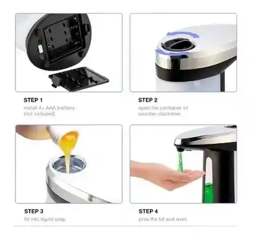 Dispensador Jabón Automático Con Sensor Inteligente