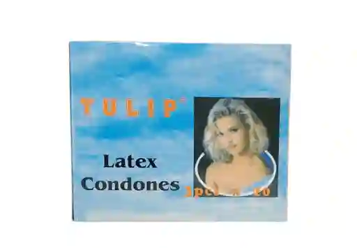 Condones Tulip Preservativos Latex caja x 60