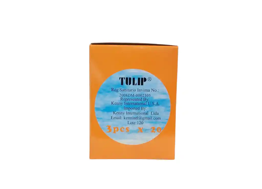 Condones Tulip Preservativos Latex caja x 60