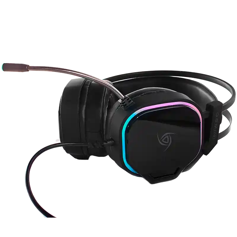 Rgb Diadema Gamer Vsg Gemini Negro