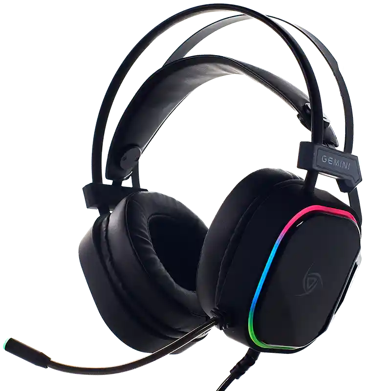 Rgb Diadema Gamer Vsg Gemini Negro