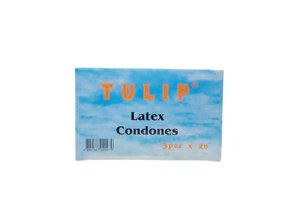 Condones de latex marca Tulip