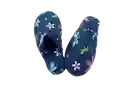 Pantuflas Dama Azul oscuro libélulas- Talla 35