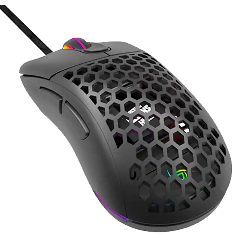 Rgb Mouse Gamer Vsg Aquila Air Negro Mate