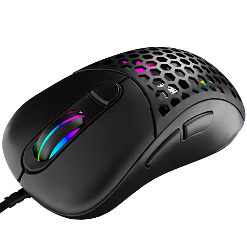 Rgb Mouse Gamer Vsg Aquila Air Negro Mate