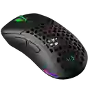 Rgb Mouse Gamer Inalámbrico Vsg Aquila Fly Negro Mate