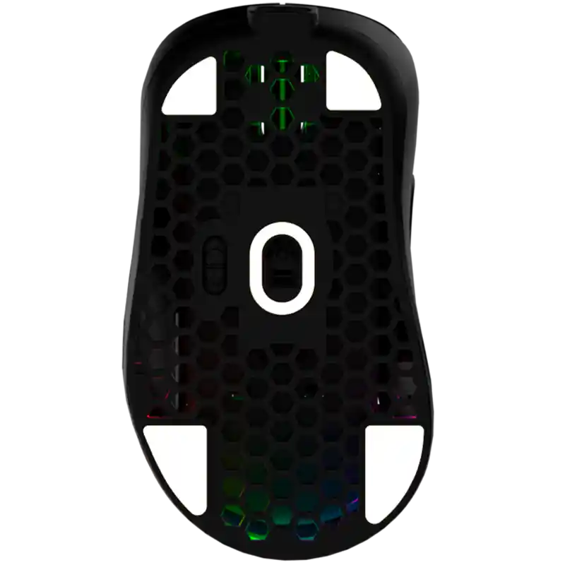 Rgb Mouse Gamer Inalámbrico Vsg Aquila Fly Negro Mate