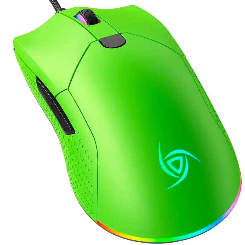 Rgb Mouse Gamer Vsg Aurora Verde Boreal