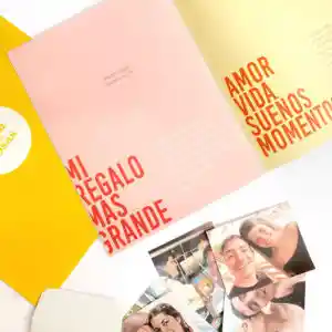 Álbum personalizable para tu pareja