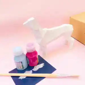 Kit para pintar – Perro en origami