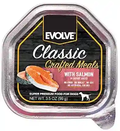 Evolve Classic Crafted Meals Para Perro -salmon 3.5oz(99gr)