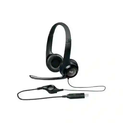 Logitech Diadema H390 Auriculares Usb Con Micrófono