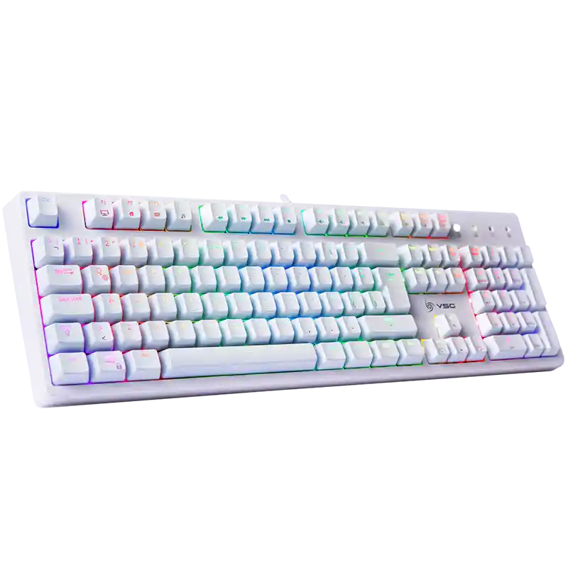 Teclado Gamer VSG ALNILAM Blanco (Switch Kailh Blue)