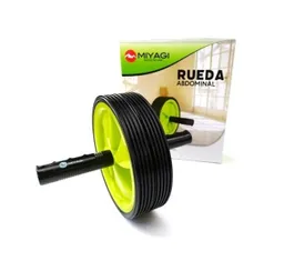 Rueda Para Ejercicio Abdominal Doble Rueda Miyagi - Verde