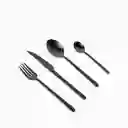 Set de Cubierto Alton Negro Mate Ambiente Gourmet