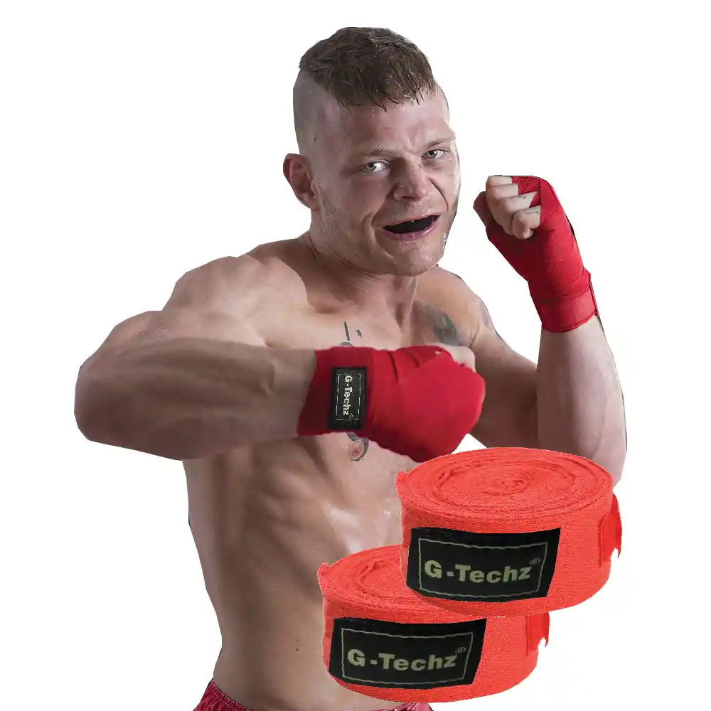 Vendas Gtechz 120 Pulgadas 1 Par Boxeo Mma Muay Thai Kick - Rojo