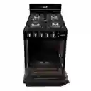 Abba Estufa De Piso Master Chef Ag 101-5 Con Horno | Gas | 4 Puestos | Vidrio Negro