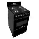 Abba Estufa De Piso Master Chef Ag 101-5 Con Horno | Gas | 4 Puestos | Vidrio Negro