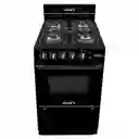 Abba Estufa De Piso Master Chef Ag 101-5 Con Horno | Gas | 4 Puestos | Vidrio Negro