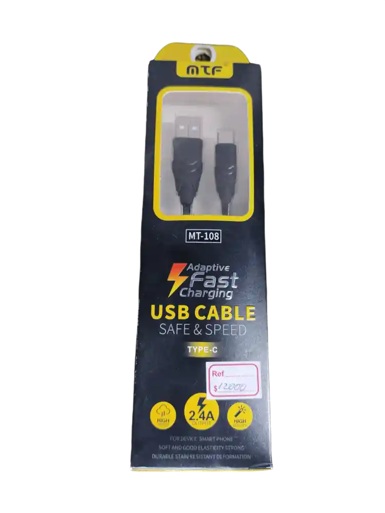 USB Cable | Tipo C | Carga Rapida | 2.4A | Cable Para Cargar