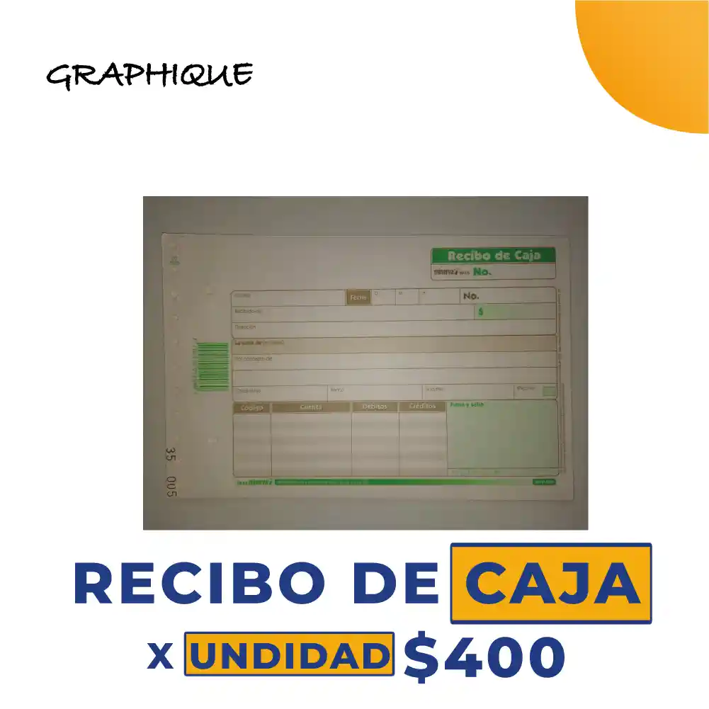 Recibo De Caja X Unidad Rappi 8740