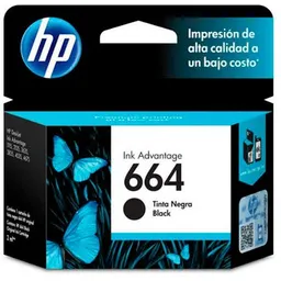 Cartucho De Tinta Hp 664 Negro Original F6v29al