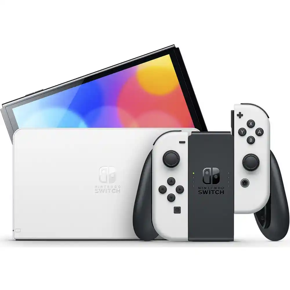 Nintendo Switch Consola Oled Blanca/Negra 64 Gb