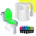 Luz Led Para Inodoro Con Sensor De Movimiento 8 Colores Baño