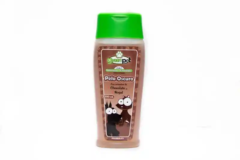 SHAMPOO GREEN PET PELO OSCURO X 200 ML