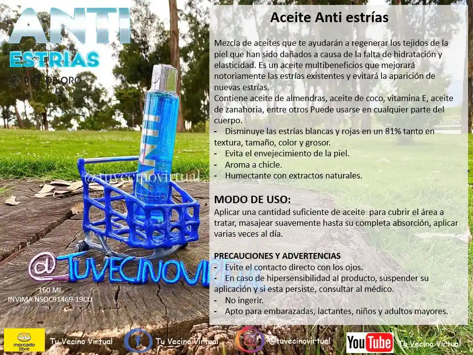 Anti Estrías + Despigmentante Intimo 120 Ml